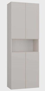 Badkamerkast Nolo met wasmand en open vak | NADUVI Collection