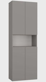 Badkamerkast Nolo met wasmand en open vak | NADUVI Collection