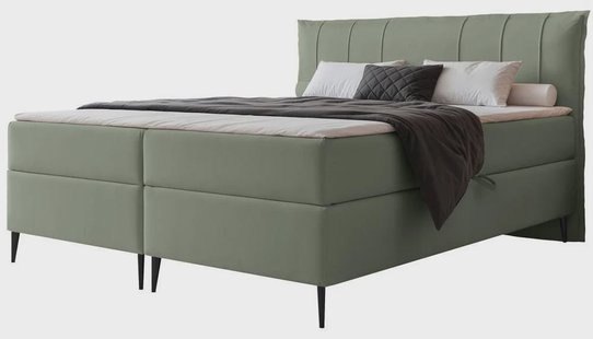 Boxspring Savina 160x200 cm incl topper en opbergruimte | NADUVI Collection
