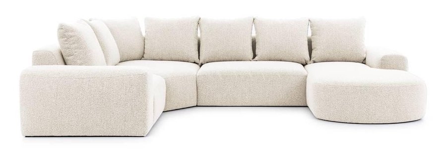 U-bank Monteri links bouclé modulair | NADUVI Collection