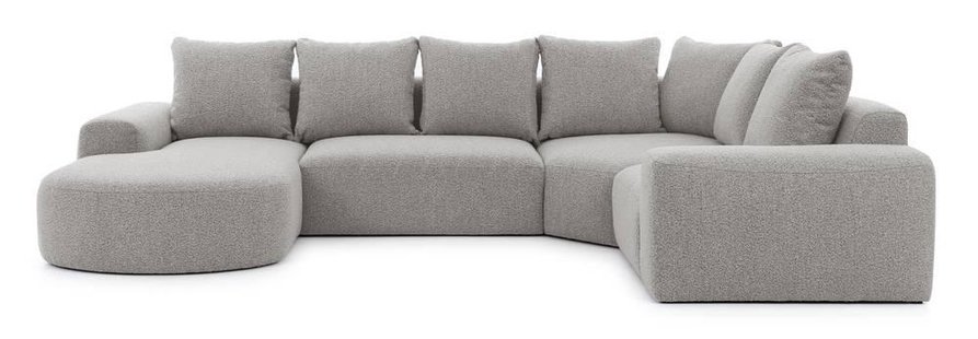 U-bank Monteri rechts bouclé modulair | NADUVI Collection