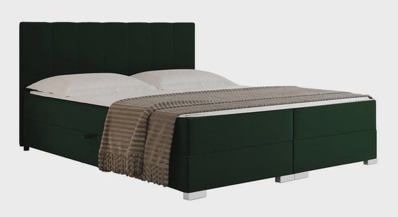 Boxspring Jaya 180x200 cm fluweel incl topper en opbergruimte | NADUVI Collection