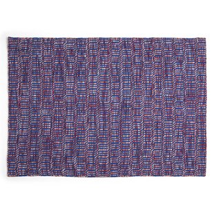 Hay Radio Vloerkleed 140x200 Rood/blauw