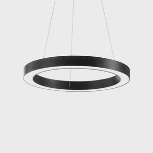 Ideallux Ideal Lux LED hanglamp Oracle, Ø 60 cm, zwart, 3.000 K