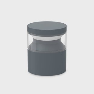 Ideallux Ideal Lux LED sokkellamp Boeing, antraciet, hoogte 15 cm