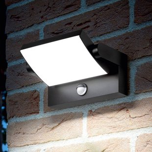 Ideallux Ideal Lux LED buiten wandlamp Swipe Sensor, antraciet, IP54