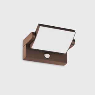 Ideallux Ideal Lux LED buiten wandlamp Swipe Sensor, koffie, IP54