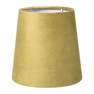 Lampenkap taps mini - geel - ø17x13 cm