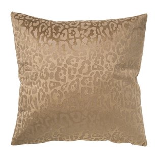 Kussen velvet animal - bruin - 45x45 cm