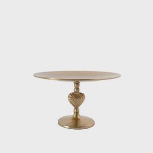 Sissy-Boy Goudkleurig taartplateau met hart