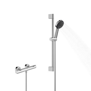 Hansgrohe Pulsify Select S Douchesysteem 105 3jet Relaxation EcoSmart met Ecostat Fine en glijstang 65 cm, chroom
