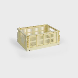 HAY Colour Crate M 26,5x34,5 cm Light yellow