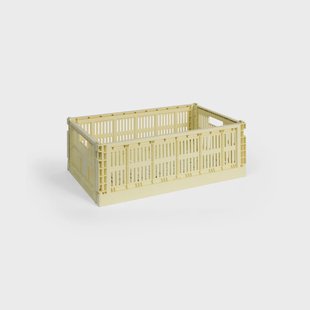 HAY Colour Crate L 34,5x53 cm Light yellow