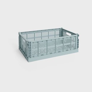 HAY Colour Crate L 34,5x53 cm Dusty blue