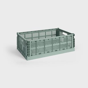 HAY Colour Crate L 34,5x53 cm Sage green