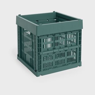 HAY Colour Crate Cube 29.5x29.5 cm Dark green