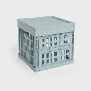 HAY Colour Crate Cube 29.5x29.5 cm Dusty blue