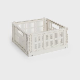 HAY Colour Crate M Square 29.5x29.5 cm Off white