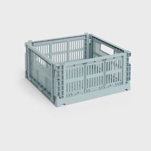 HAY Colour Crate M Square 29.5x29.5 cm Dusty blue