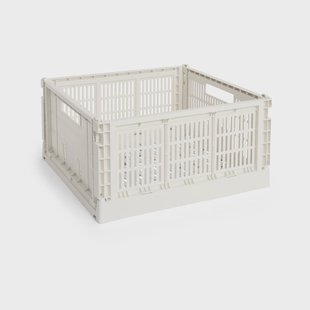HAY Colour Crate L Square 42x42 cm Off white