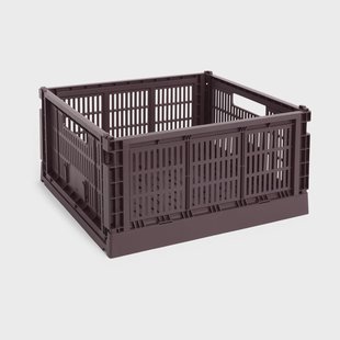 HAY Colour Crate L Square 42x42 cm Bordeaux