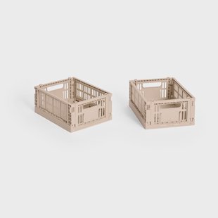 HAY HAY Colour Crate Mini 2-pack 13x17 cm Powder