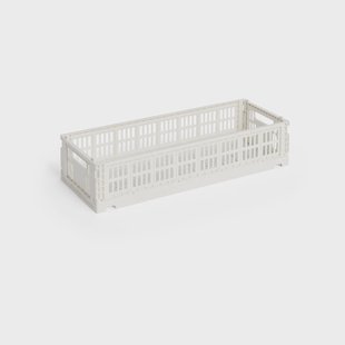 HAY Colour Crate Mini Oblong 13x34,5 cm Off white