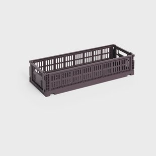 HAY Colour Crate Mini Oblong 13x34,5 cm Bordeaux