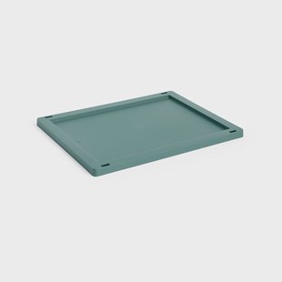 HAY Colour Crate deksel plastic medium Dark green