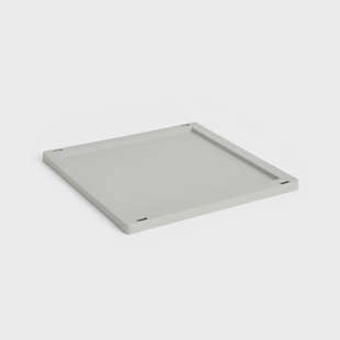 HAY Colour Crate Square/Cube deksel plastic medium Grey