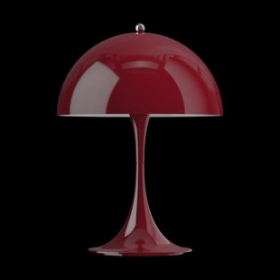 Louis Poulsen Panthella 250 draagbare tafellamp Opaque burgundy
