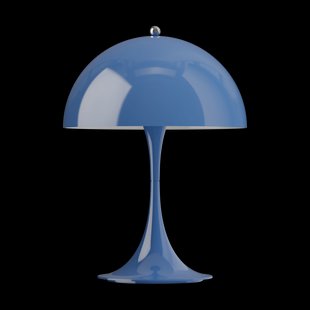 Louis Poulsen Panthella 250 draagbare tafellamp Opaque indigo blue