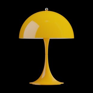 Louis Poulsen Panthella 250 draagbare tafellamp Opaque yellow
