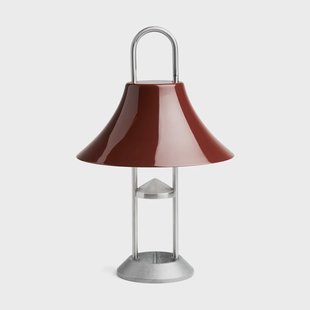 HAY Mousqueton portabele tafellamp Iron red