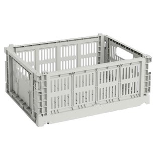 Hay Colour Crate Krat RE Opbergbak M Grey