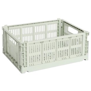 Hay Colour Crate Krat RE Opbergbak M Mint