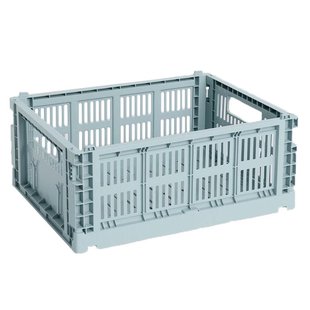 Hay Colour Crate Krat RE Opbergbak M Dusty Blue