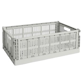 Hay Colour Crate Krat RE Opbergbak L Grey