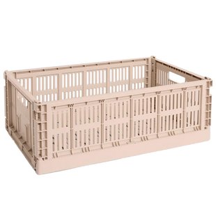 Hay Colour Crate Krat RE Opbergbak L Powder