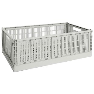 Hay Colour Crate Krat RE Opbergbak XL Grey