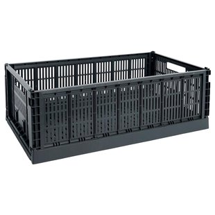 Hay Colour Crate Krat RE Opbergbak XL Charcoal