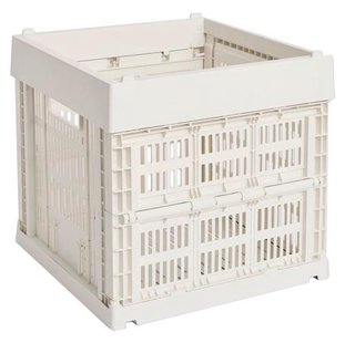 Hay Colour Crate Krat RE Opbergbak Cube Off-White