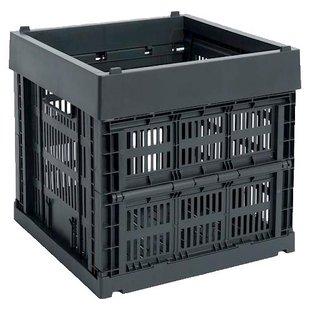 Hay Colour Crate Krat RE Opbergbak Cube Charcoal