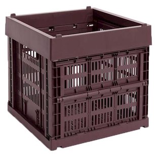 Hay Colour Crate Krat RE Opbergbak Cube Bordeaux