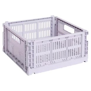 Hay Colour Crate Krat RE Opbergbak Square M Lavender