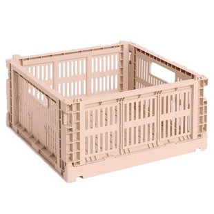 Hay Colour Crate Krat RE Opbergbak Square M Powder