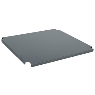 Hay Deksel Voor Colour Crate Square L Metaal Charcoal