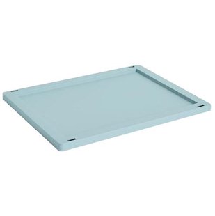 Hay Deksel Voor Colour Crate M Plastic Dusty Blue