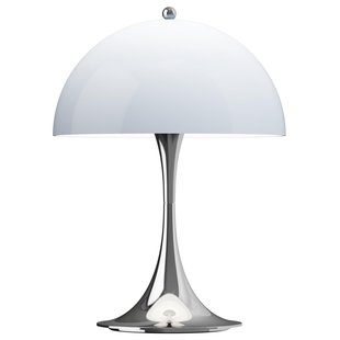 Louis Poulsen Panthella Portable Tafellamp&Oslash;25 V3 LED Chrome Blue Grey