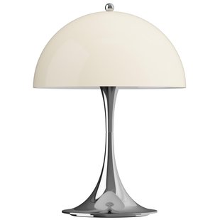 Louis Poulsen Panthella Portable Tafellamp&Oslash;25 V3 LED Chrome Opal Beige